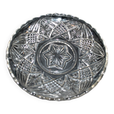 Vintage Portieux Vallerysthal pressed-molded glass cheese bell