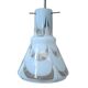 Splendido Lampadario Vintage Anni '70 in Vetro Soffiato