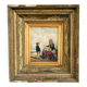 Antique seaside oil painting, c. 1845