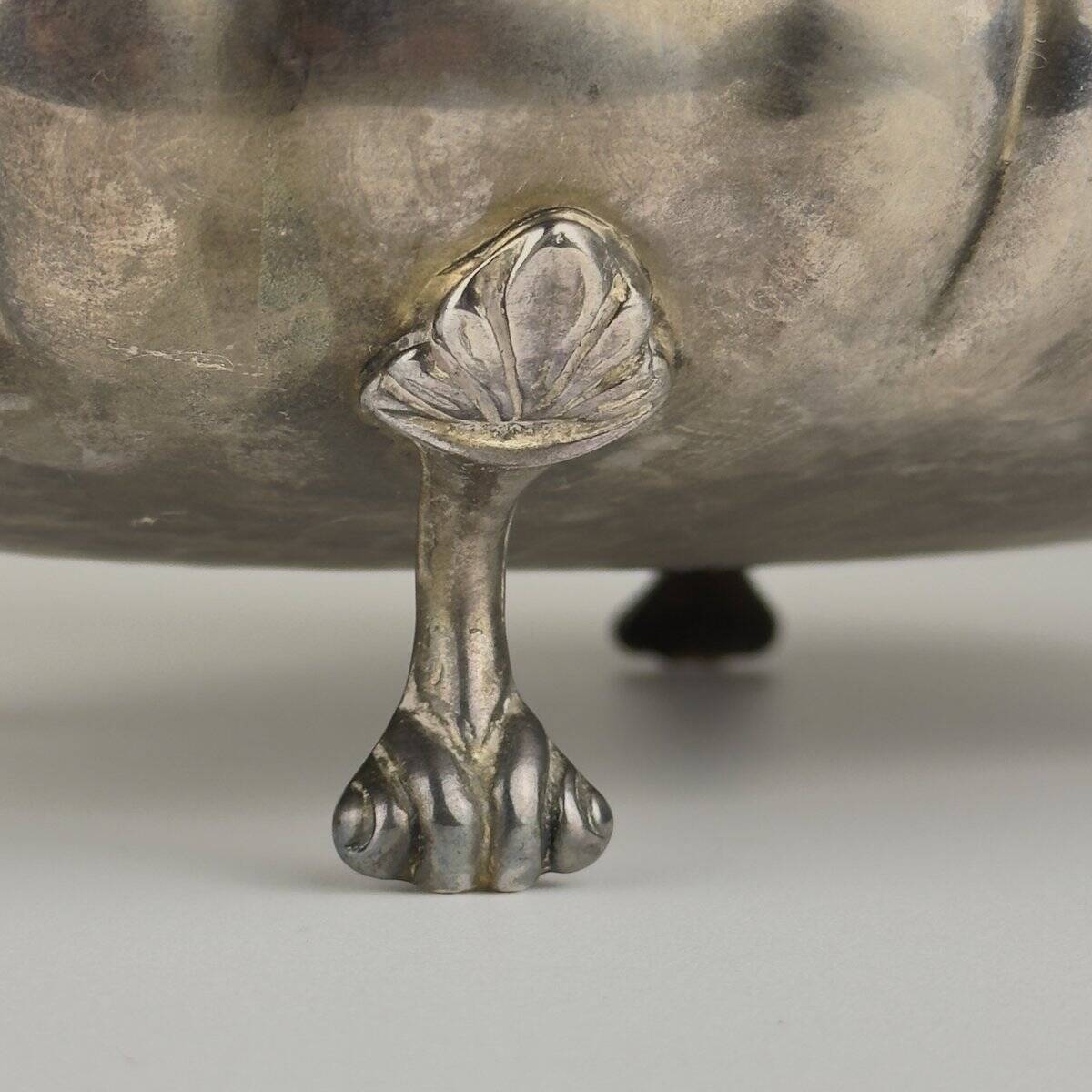 Vintage silver-plated bread basket, Italy, 1950s