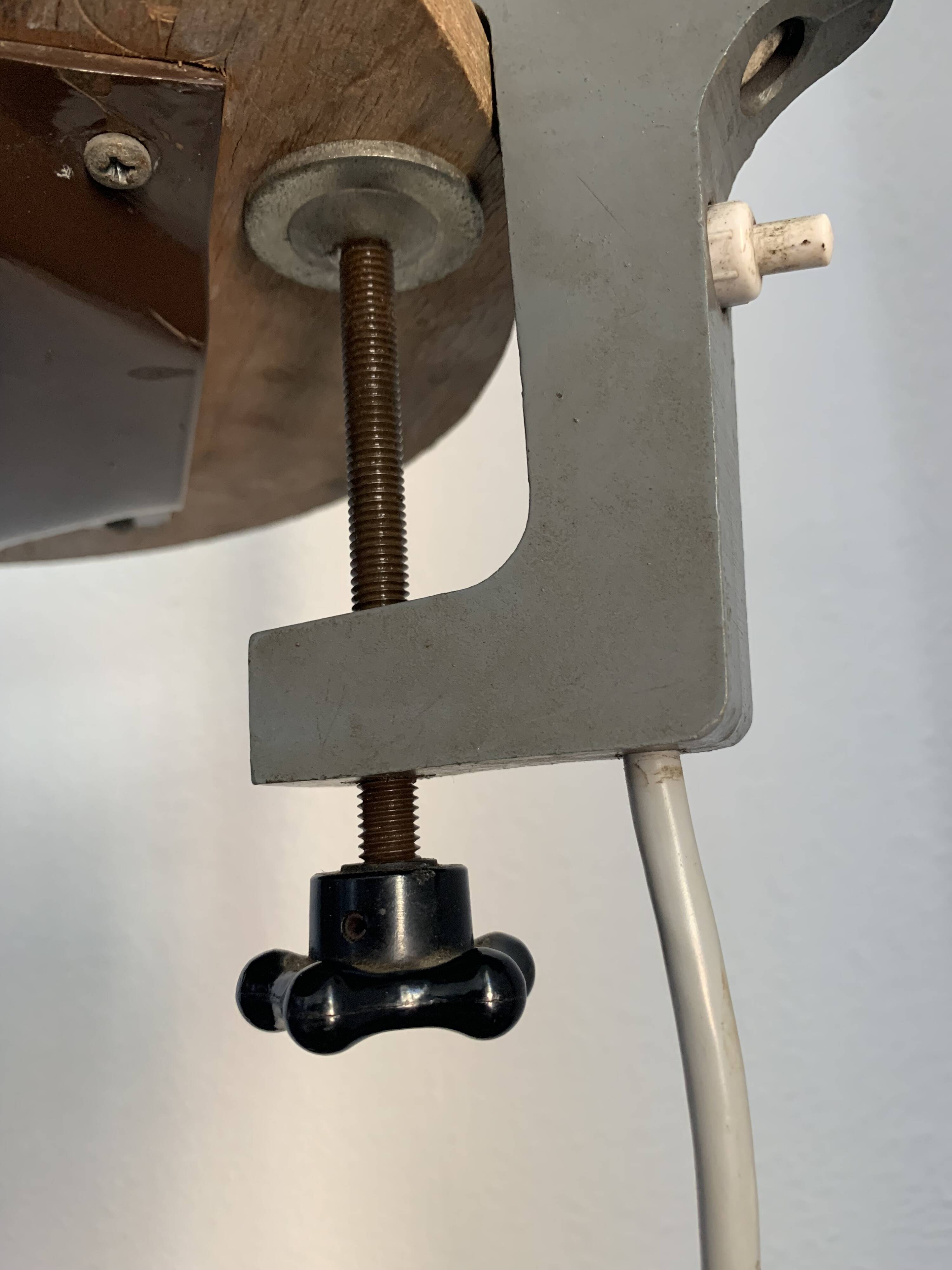 Vintage 1950s Jumo industrial workshop/factory/office lamp - 55 cm