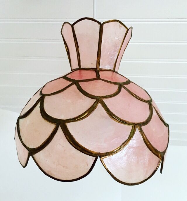 Pink mother-of-pearl hanging