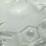 Muller Frères, moulded glass pendant, Art Deco