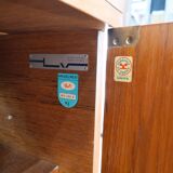 Mid-Century Andre Monpoix 1967 Teak Sideboard