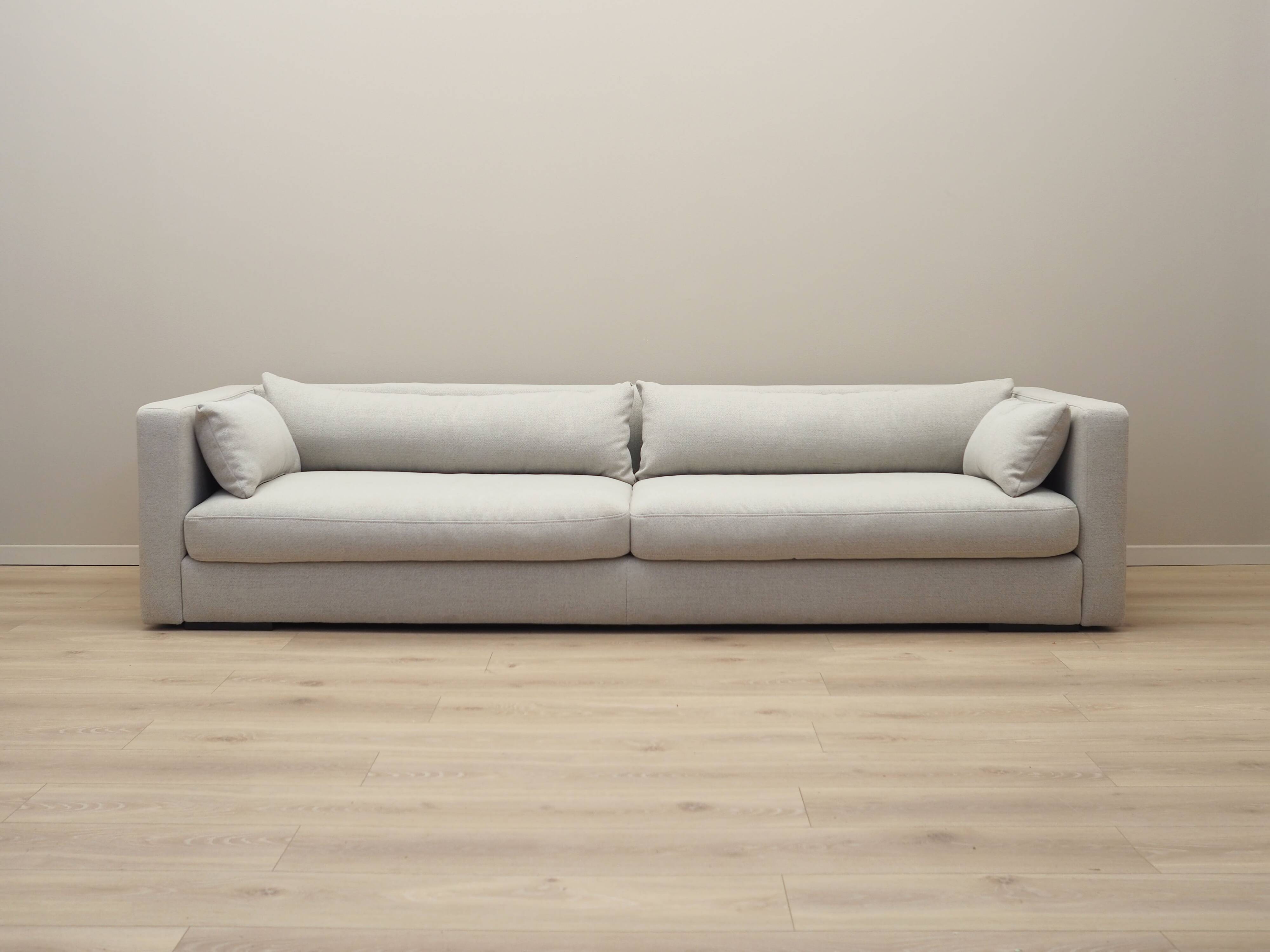 Grey sofa, Scandinavian design, 00s