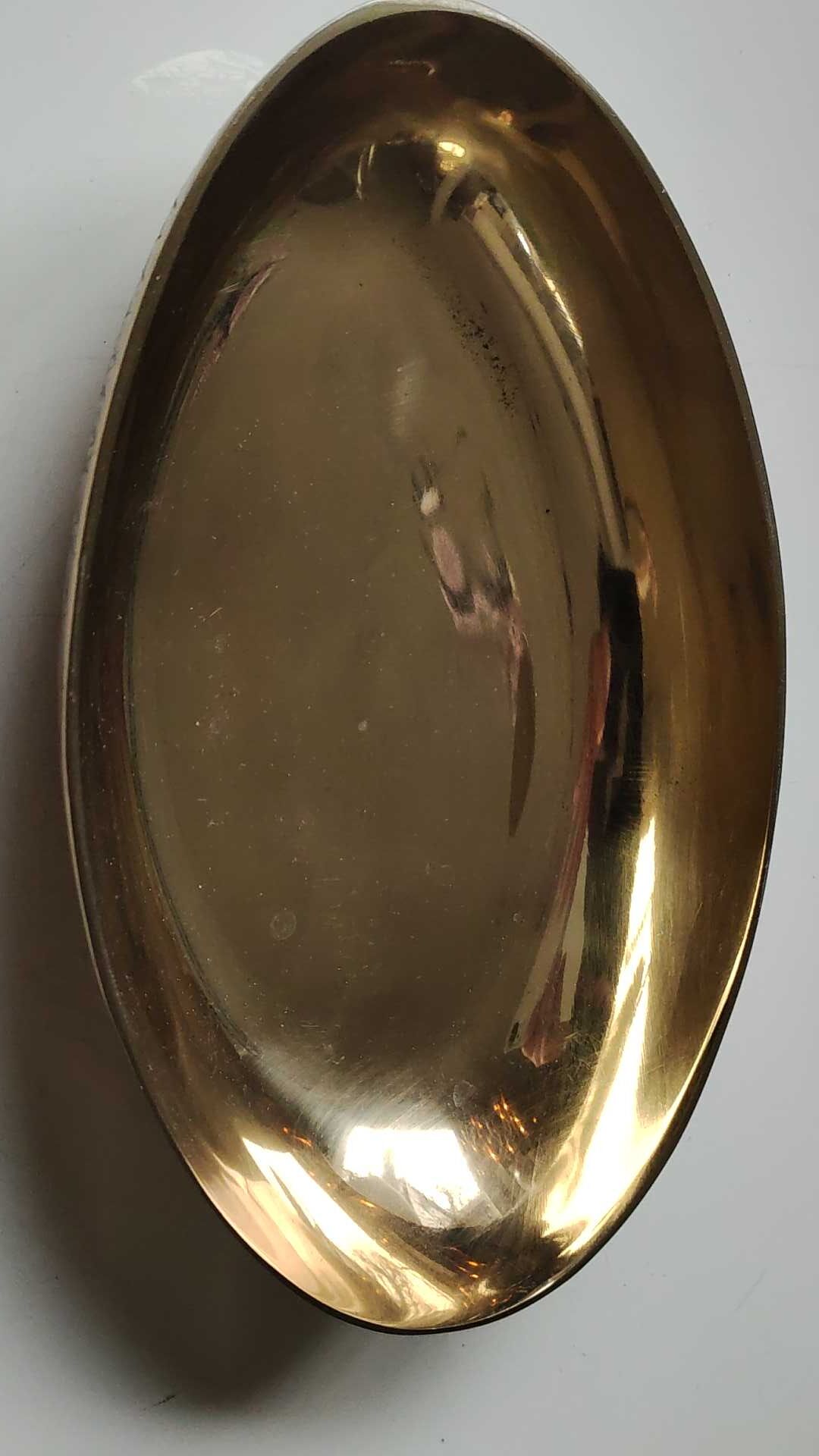 Void zoomorphic pocket in the shape of a mallard in solid brass - vintage model 70s