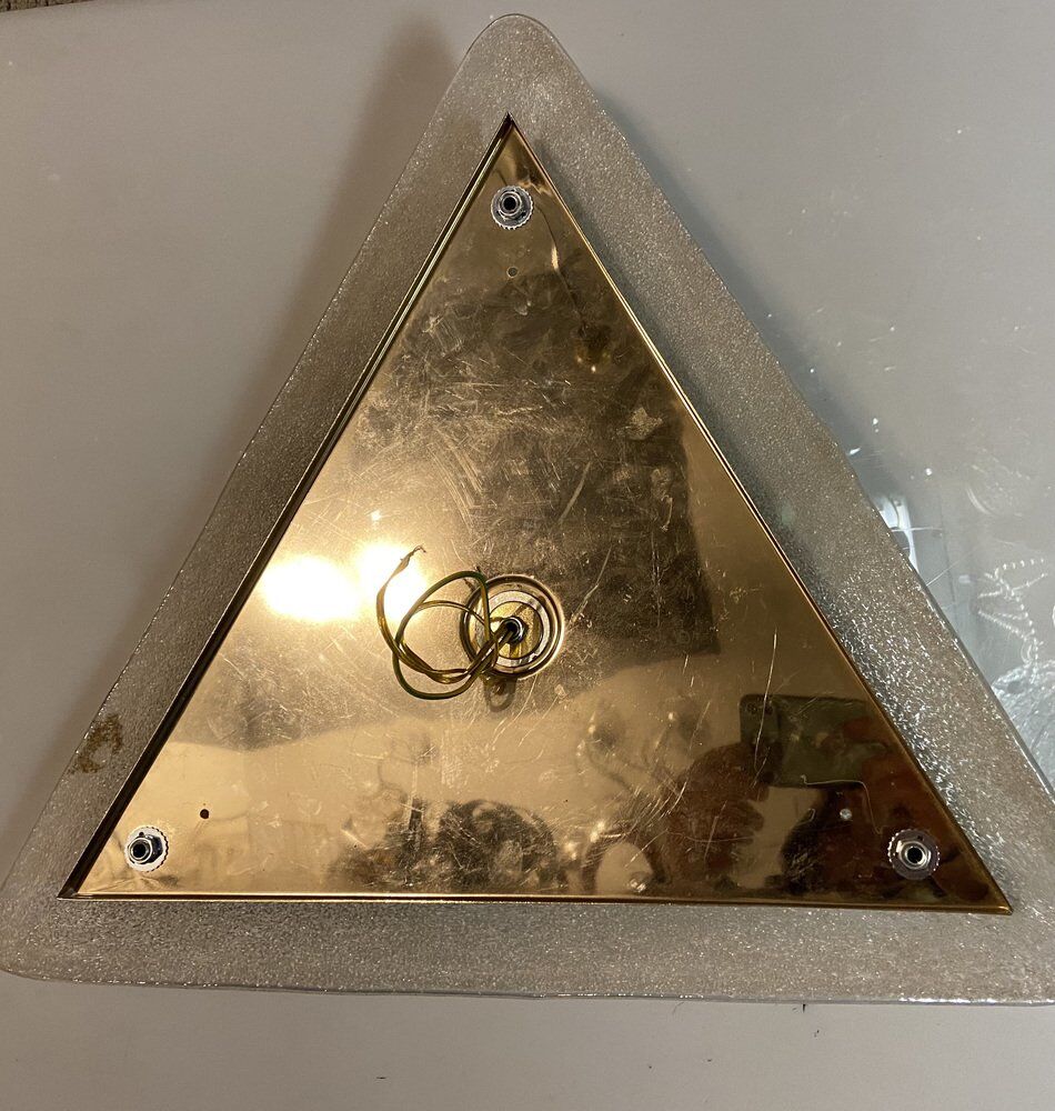Plafonnier italien en verre de Murano de La Murrina
