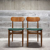 Set of two vintage chairs Gessef Consorzio Sedie Friuli, 60s