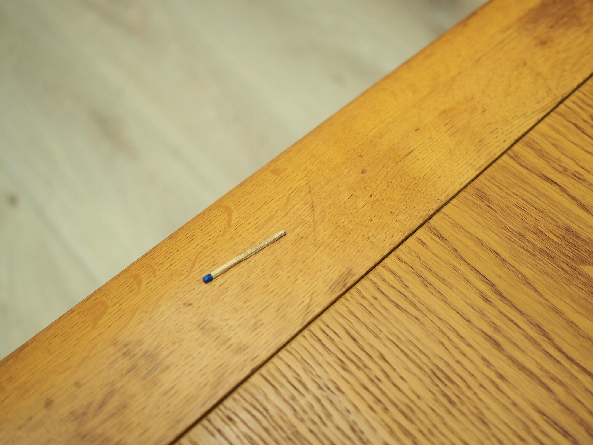 Table basse en chêne, design danois, années 60