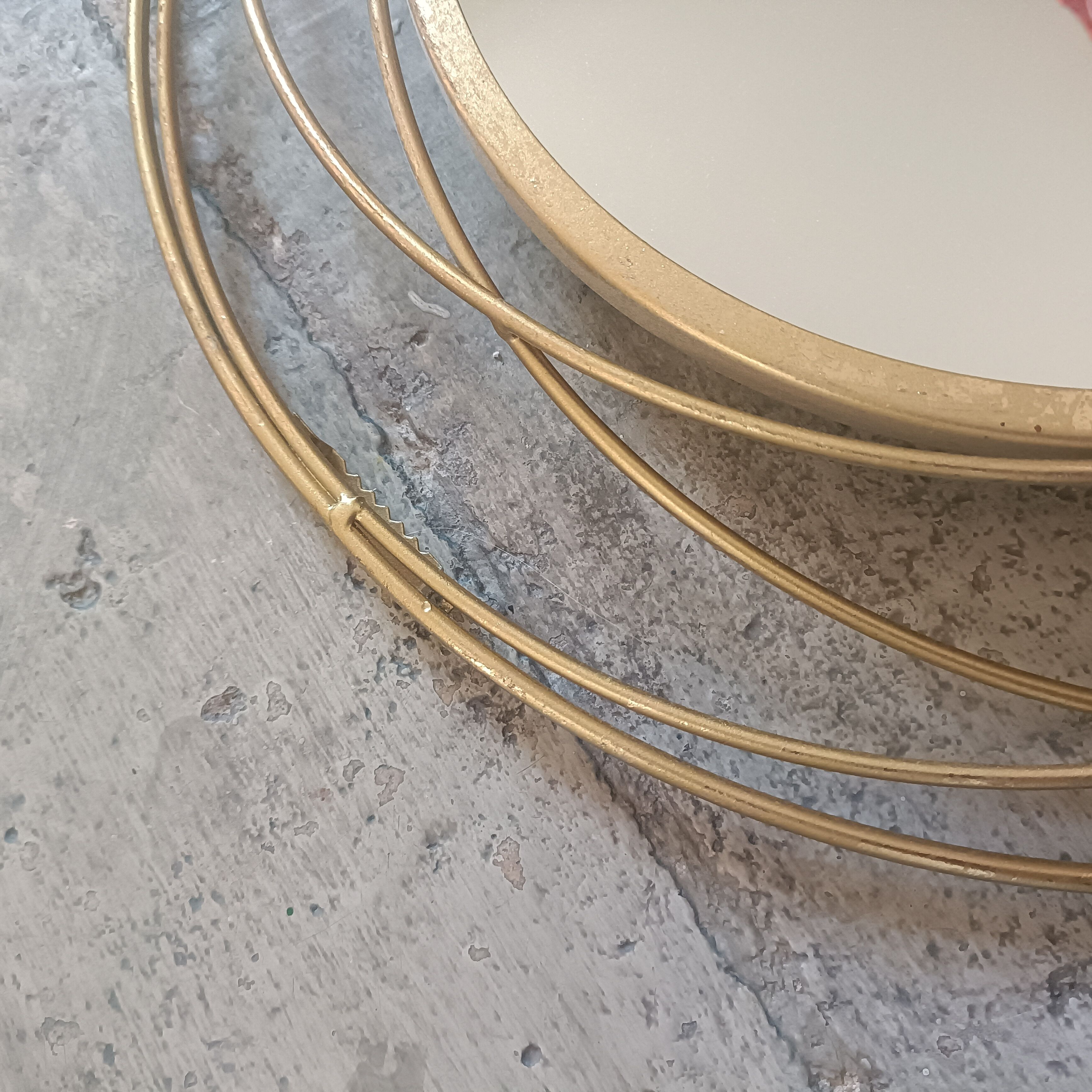 Vintage framed mirror