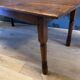 Table de ferme coloniale antique