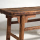 Old pine wood coffee table – China, around 1900