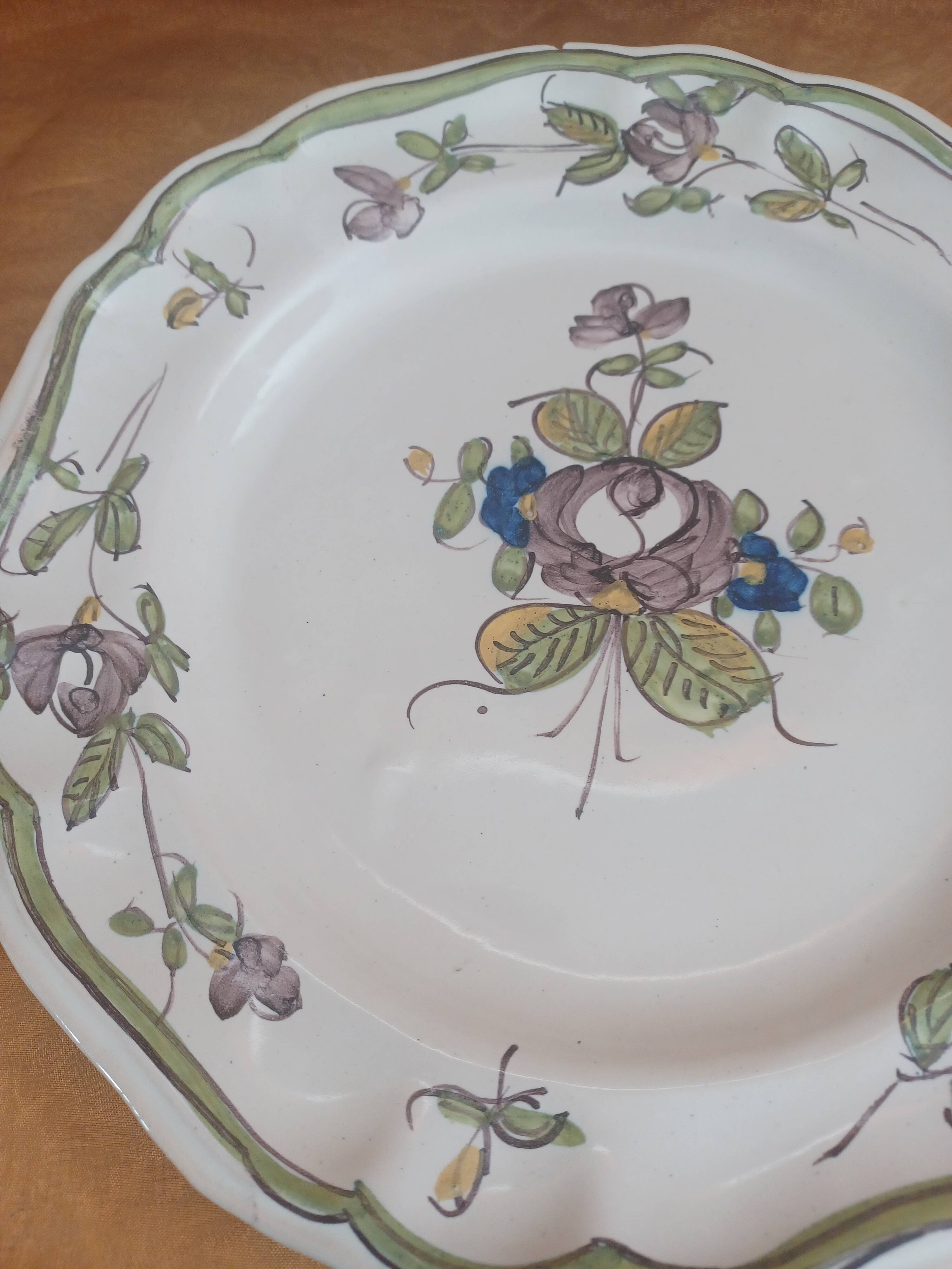 Rouen Earthenware Plate XVIII