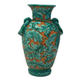Glazed ceramic vase signed Azzurra – Monaco