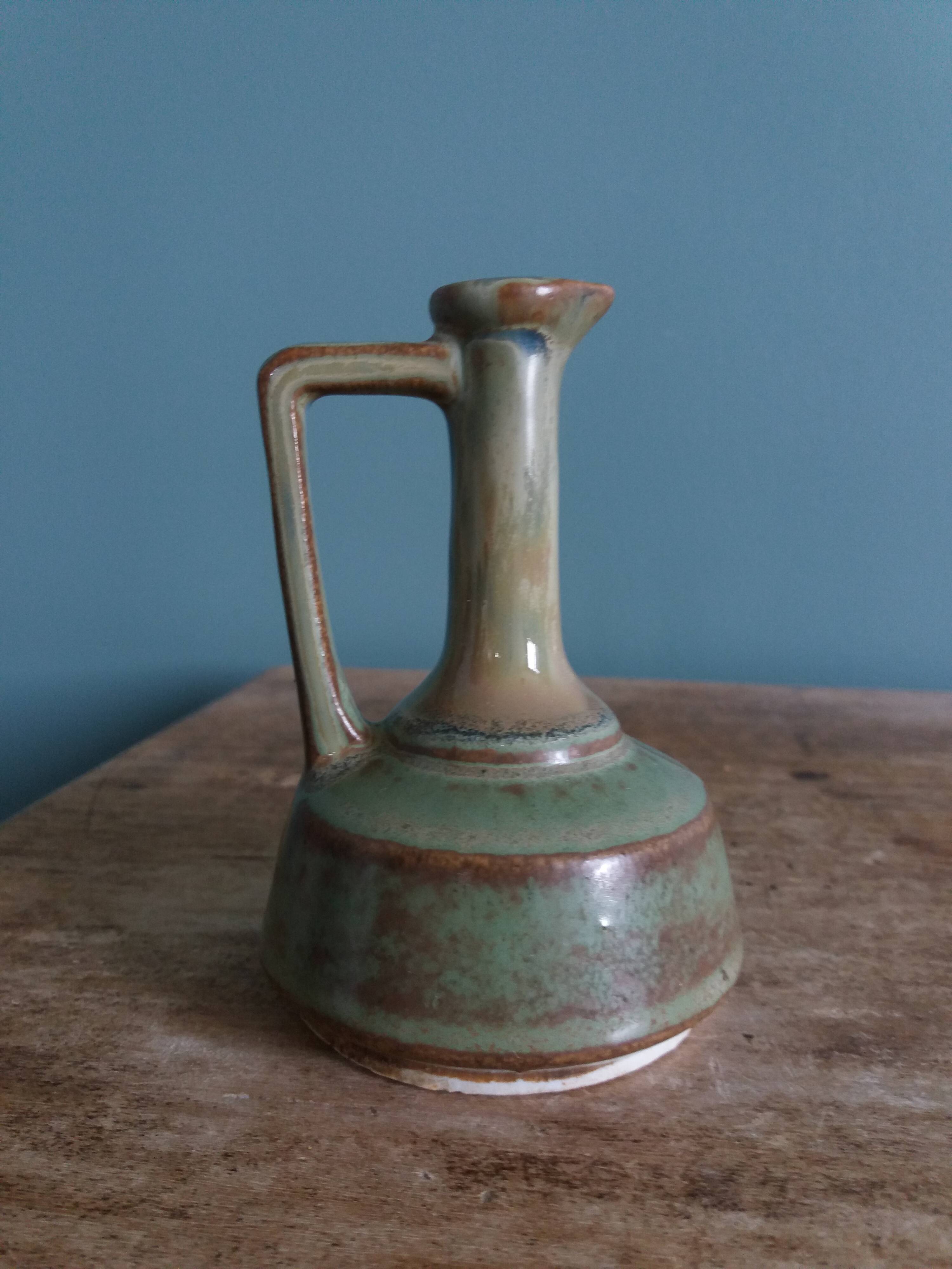 Miniature ceramic pitcher Barbier Frères in Tours