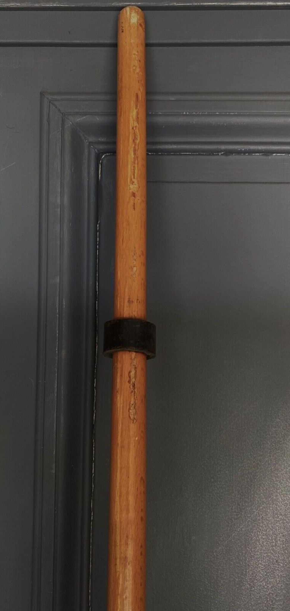 Pair of oars canoe boat XXe two species of wood