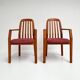 Set of 6 Danish wooden chairs by Dyrlund, 1960s