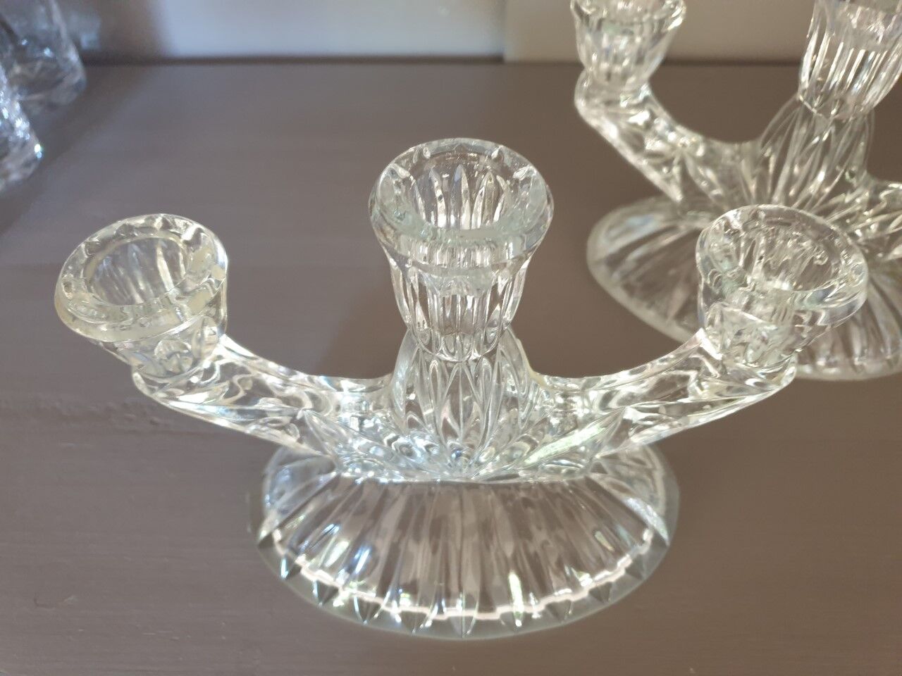 Pair of candle holders