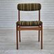 1960s, set of 4 Danish dinning chairs, solid teak wood, original condition.