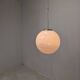 Italian Murano Glass Globe Chandelier with Brass Accents, 1970s