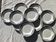 10 Colette HBCM blue and saffron dinner plates