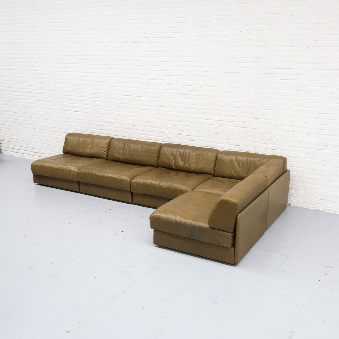 Green De Sede DS-76 Modular Sofa 1970s