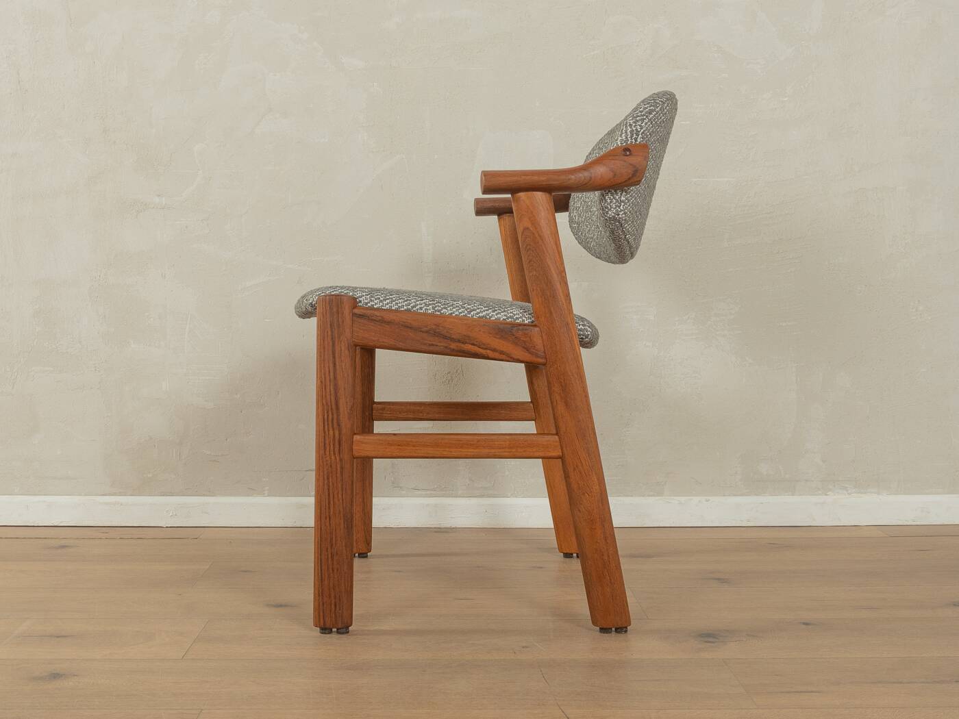 Classic desk chair by Schou Andersen from the 1960s with a teak wood frame