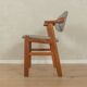 Classic desk chair by Schou Andersen from the 1960s with a teak wood frame