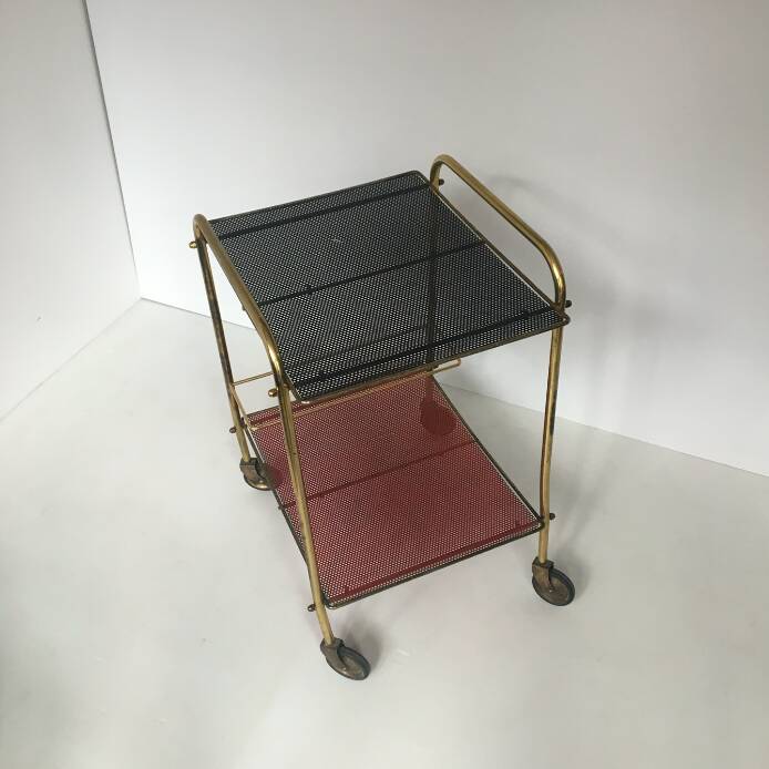 Tubular metal trolley from the 1950s