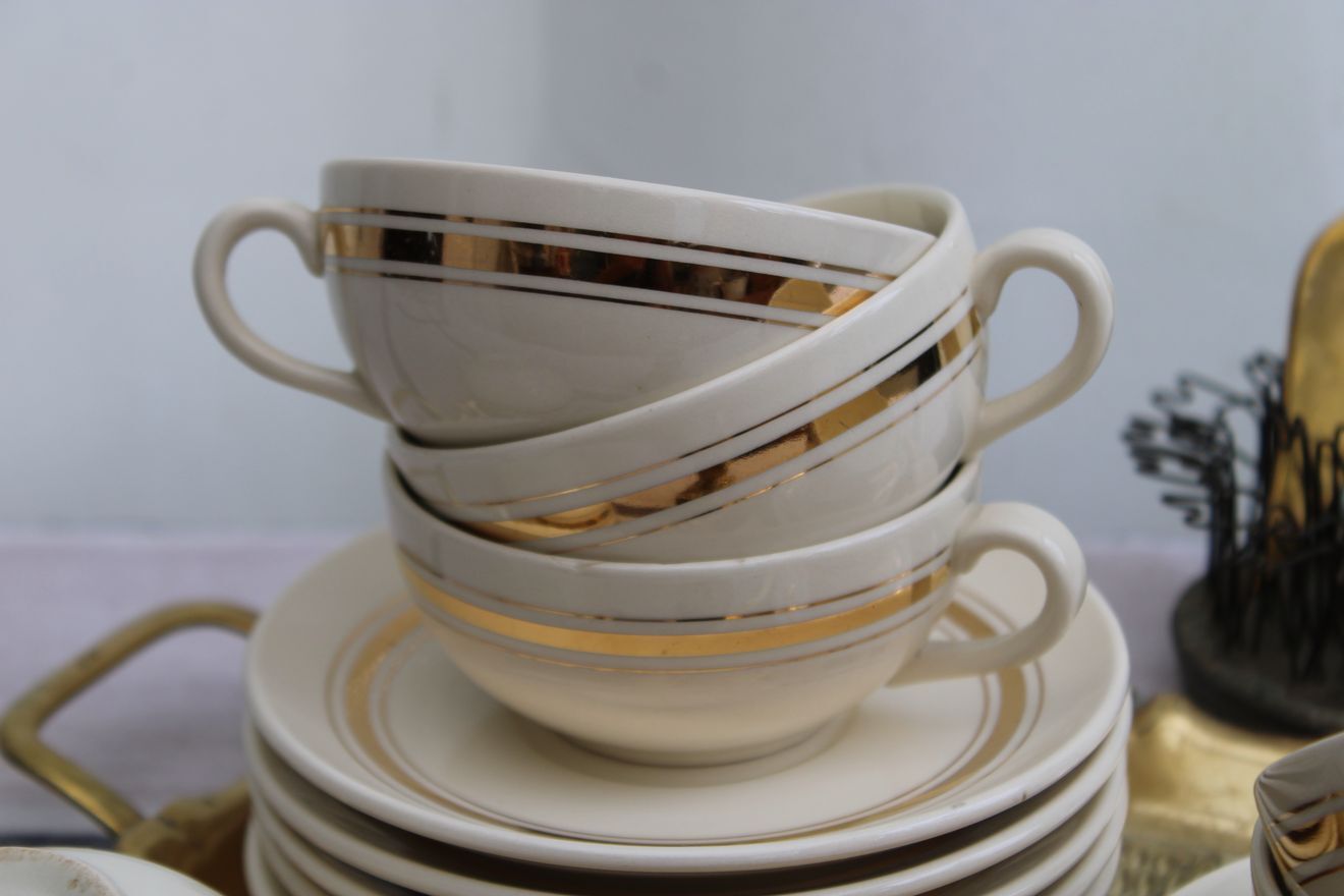 Set of 6 villeroy and boch coffee cups