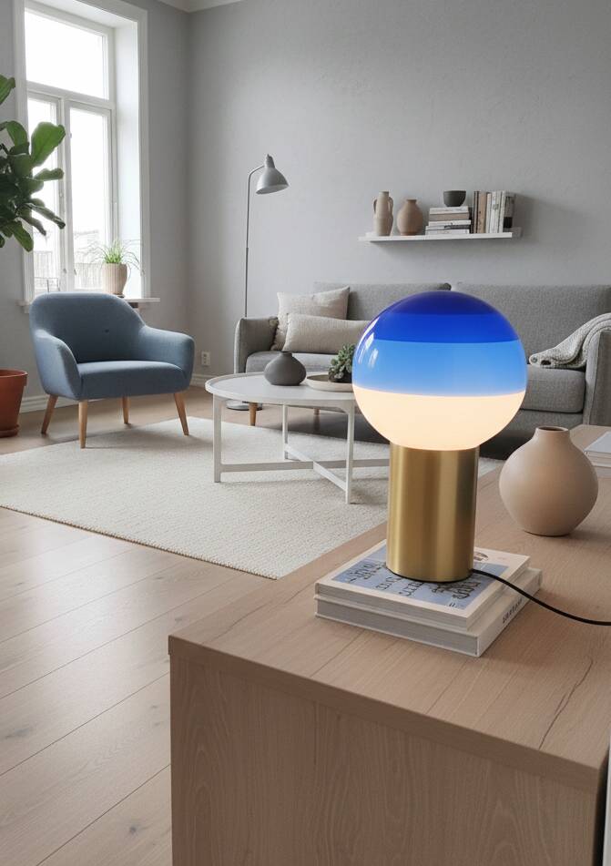 Marset Blue Lamp - Dipping Light