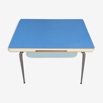 Table formica bleue