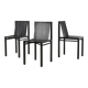 Ruud Jan Kokke Set of 3 'Latjes Dining Chairs for Metaform Netherlands 1986