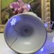 Vintage porcelain amphora vase
