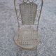 folding garden furniture in patinated iron