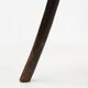 French Brutalist Oak Tripot Stool, ca 1850