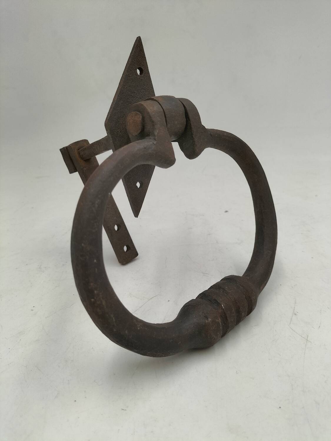 Old wrought iron door knocker