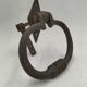 Old wrought iron door knocker