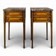 Louis XVI style bedside table with Pyrenean marble.