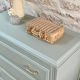 Compass feet chest of drawers