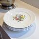 Set of 8 plates: Luneville K&G France "Chaillot de Vercor"