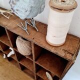 Old wooden workshop locker