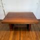 Table de salle à manger Art Déco en bois massif