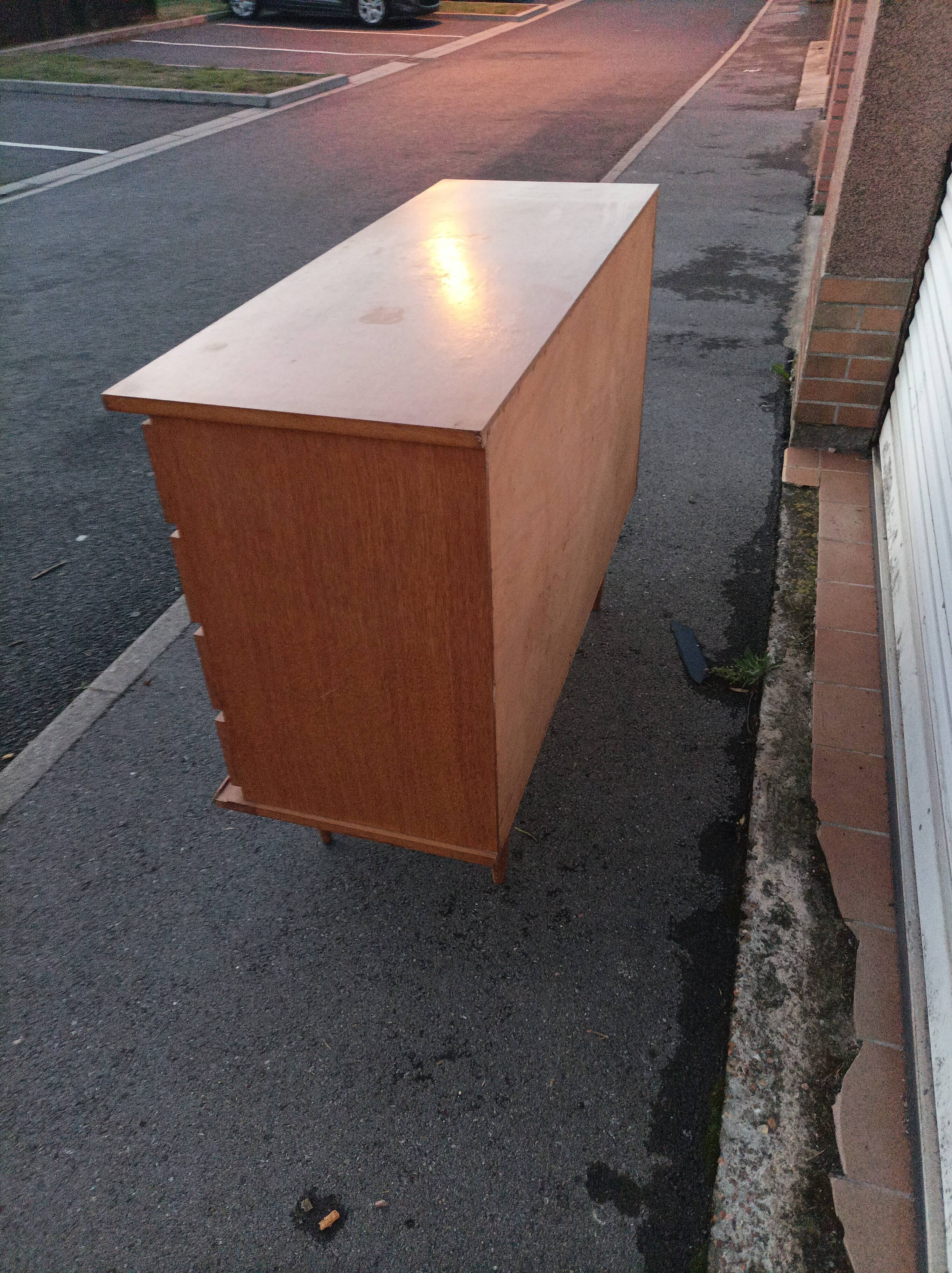 Old vintage danish scandinavian buffet