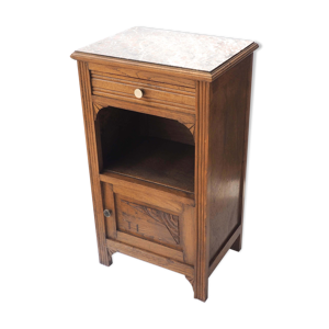 chevet 1920 marbre gris
