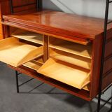 Scandinavian wooden bookcase from the 1960s