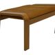 Vintage ikea poang tan leather cantilever footstool ottoman design