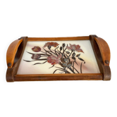 Grand Plateau art déco signé Florel