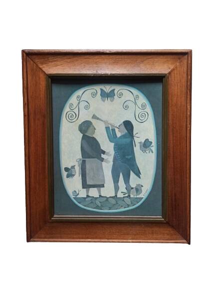Tableau Folk Art R. Davey
