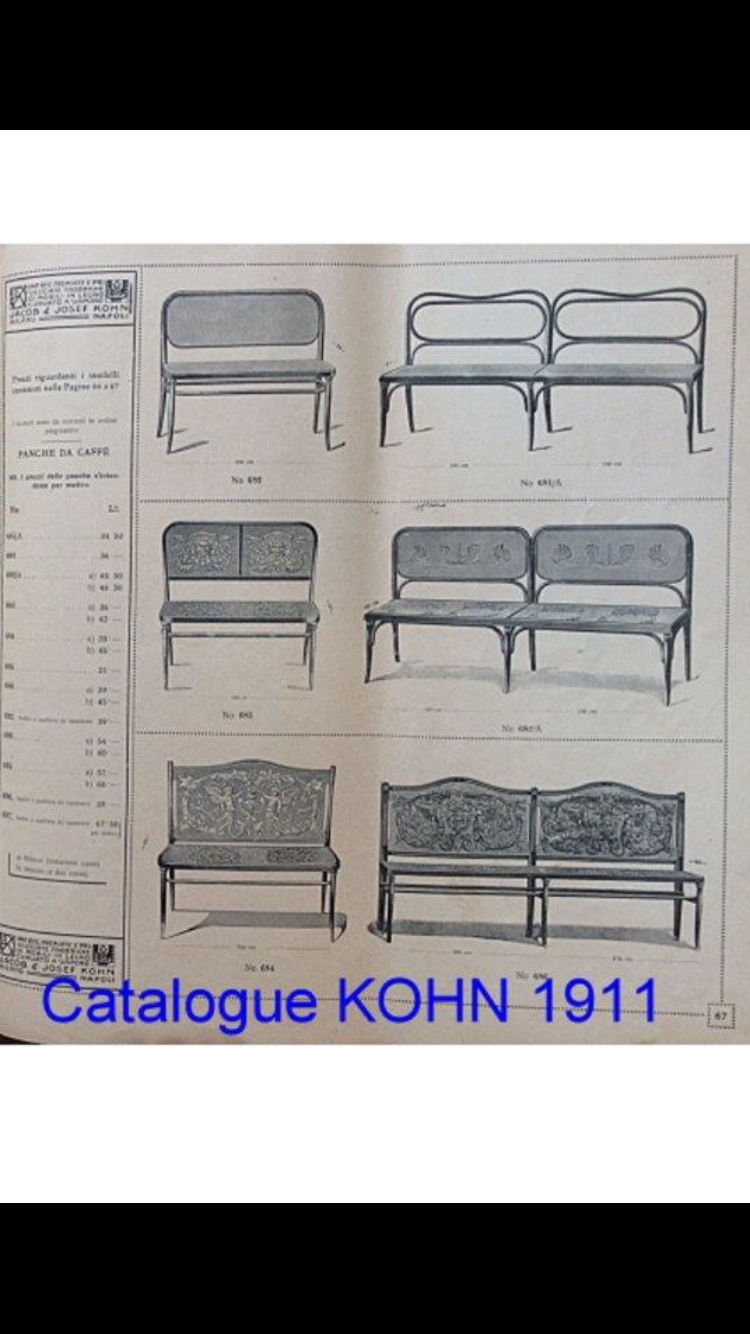 Banquette de bistrot  John&Joseph Kohn